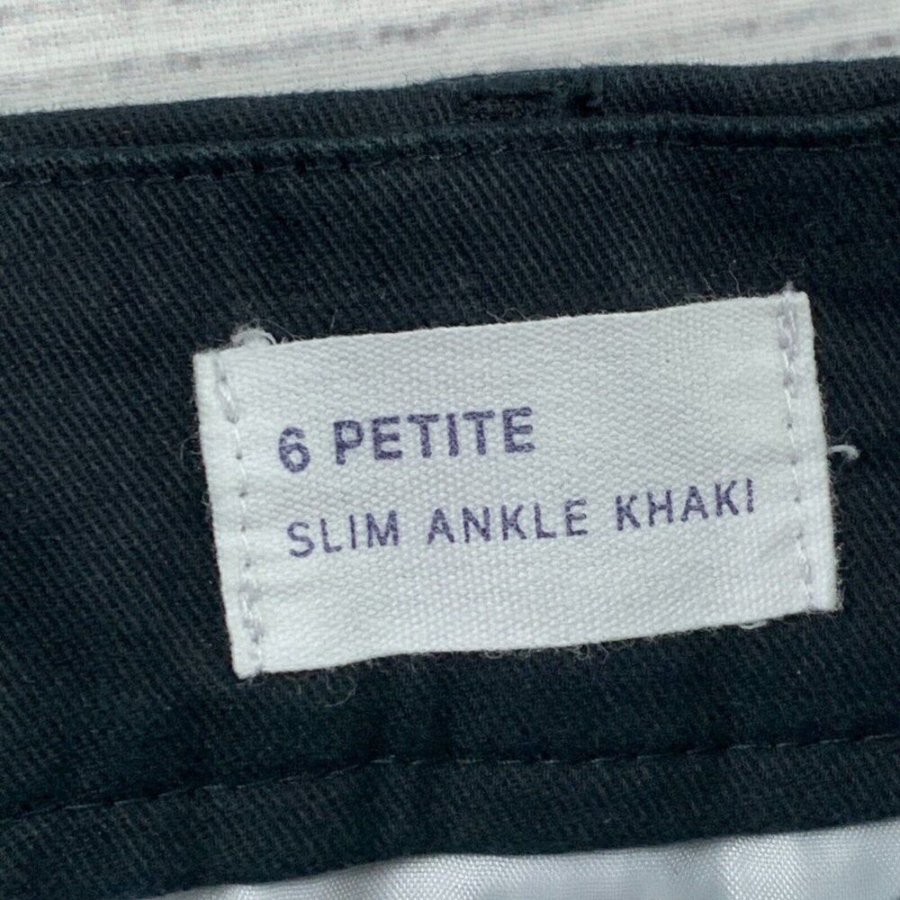 Gap Slim Ankle Pants sz 6 P Black 23.5" Inseam New NWT Women's - Picture 9 of 10